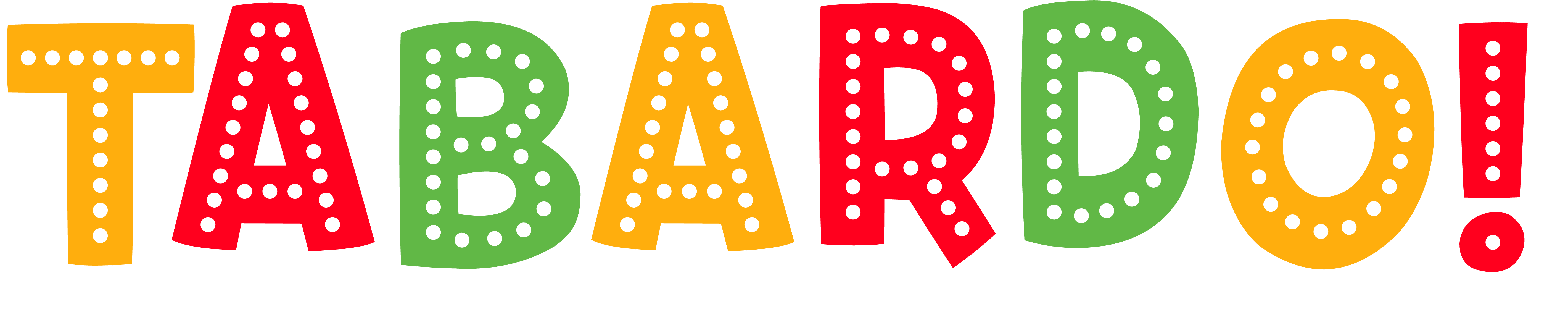 Brightley coloured TABARDO logo yellow red and green letters