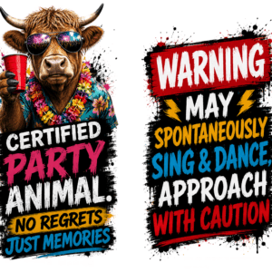 Certified Party Animal Adult Tabardo