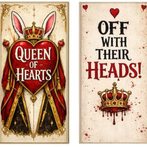 Queen of Hearts Storybook-Inspired Adult Tabardo